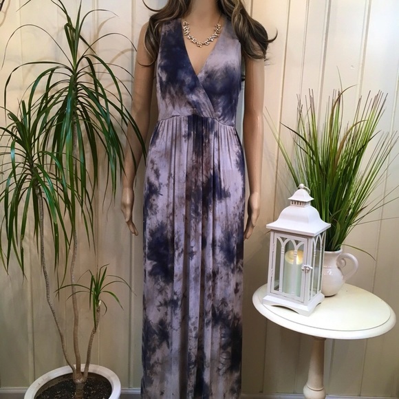 Sale TIE DYE CROCHET BACK MAXI DRESS ~ last 1 - Picture 2 of 11